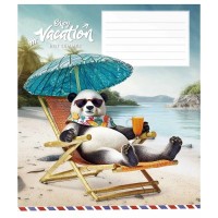 Тетрадь ученическая "Cool vacation" 018-3318L-2 в линию, 18 листов