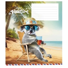 Тетрадь ученическая "Cool vacation" 018-3318L-3 в линию, 18 листов