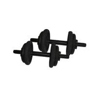 Гантели наборные литые 2 шт по 6,5 кг NE-300-GP007-2