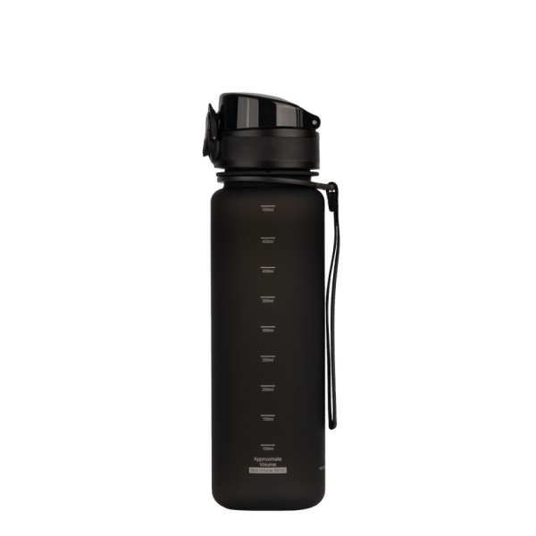 Пляшка для води UZSPACE 3026(Black) 500 мл, чорна