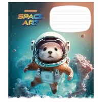Тетрадь ученическая "Space Art" 012-3406K-5 в клетку, 12 листов