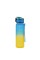 Бутылка для воды UZSPACE 3026(Yellow-Blue) 500 мл, желто-голубая