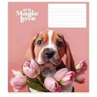 Тетрадь ученическая "It's a magic love" 012-3300L-5 в линию, 12 листов