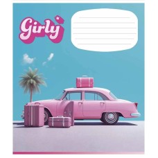 Тетрадь ученическая "Girly" 024-3330L-2 в линию, 24 листов