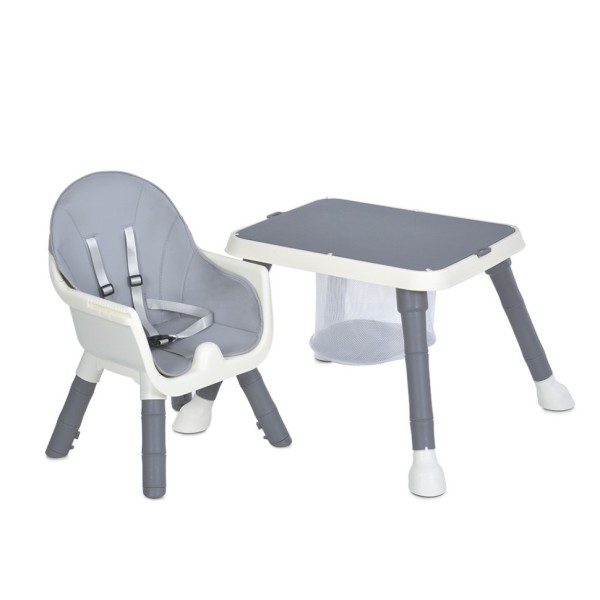 Дитячий стільчик для годування 2 в 1 M 6041 Gray