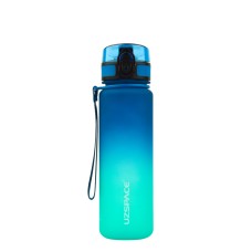 Пляшка для води UZSPACE 3026(Blue-Green) 500 мл, синьо-зелена