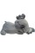Дитяча м'яка іграшка "Коала" L1129(Grey) іграшка з пледом, розмір 50 см