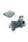 Дитяча м'яка іграшка "Коала" L1129(Grey) іграшка з пледом, розмір 50 см