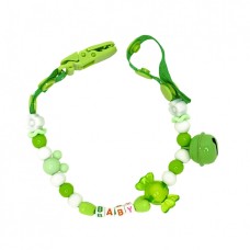 Цепочка для пустышки MGZ-0500(Green) с колокольчиком