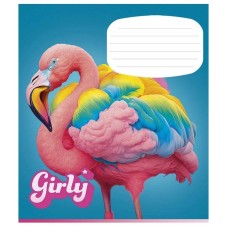 Тетрадь ученическая "Girly" 024-3330L-5 в линию, 24 листов