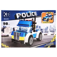 Детский конструктор Полицейская серия Police KB 217D 2 в 1, 98 деталей