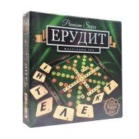 Гра настільна Ерудит ВЕЛ PREMIUM G-ER-U-01 українською мовою