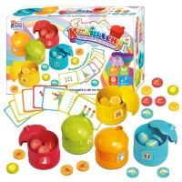 Детская обучающая игра "Колірленд" 56703-4F 20 карточек, 5 боксов-домиков