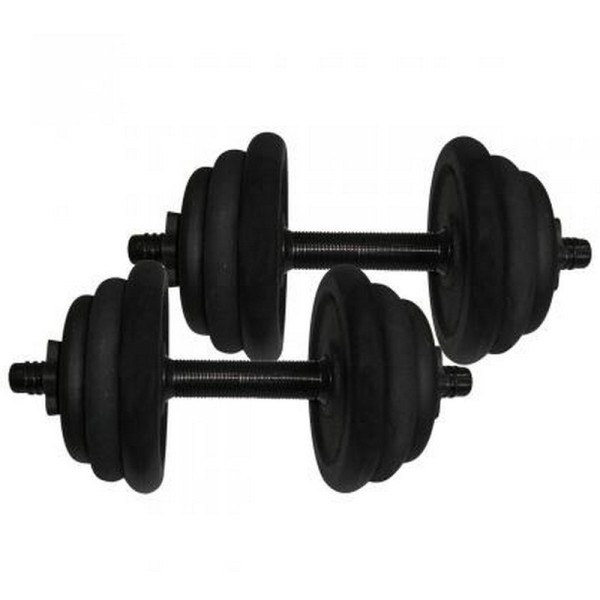 Гантели наборные литые NE-300-GP013-2, 2 шт по 12,5 кг