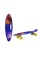 Пенни борд "Space" 24" Bambi SC20519 с ручкой, PU колеса со светом