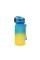 Пляшка для води UZSPACE 3034(Yellow-Blue) 350 мл, жовто-блакитна