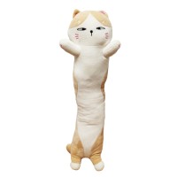 Мягкая игрушка антистресс "Кот батон" K15216, 70 см Бежевый Мягкая игрушка антистресс "Кот батон" K15216, 70 см Бежевый