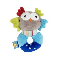 Мягкая игрушка-погремушка "Сова" TM BBSKY MGZ-1203-1