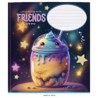 Тетрадь ученическая "Star" 012-3396K-5 в клетку, 12 листов