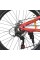 Велосипед MTB2401-1, 24 дюймів, алюмінієва рама 11 Shimano 21SP червоно-чорний