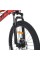 Велосипед MTB2401-1, 24 дюймів, алюмінієва рама 11 Shimano 21SP червоно-чорний
