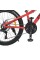 Велосипед MTB2401-1, 24 дюймів, алюмінієва рама 11 Shimano 21SP червоно-чорний