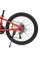 Велосипед MTB2401-1, 24 дюймів, алюмінієва рама 11 Shimano 21SP червоно-чорний
