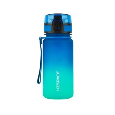 Пляшка для води UZSPACE 3034(Blue-Green) 350 мл, синьо-зелена
