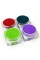 Набор глиттера для био-тату «Радужный №4» glitter-set-4x-4, 4 цвета