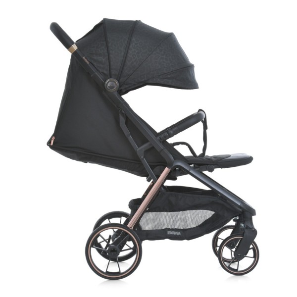 Дитяча прогулянкова коляска BEYA ME 1127-G Black Leo