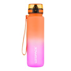 Пляшка для води UZSPACE 3038(Orange-Pink) 1000 мл, помаранчево-рожева
