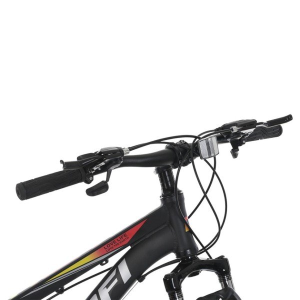 Велосипед MTB2601-2, 26 дюймів, алюмінієва рама 13 Shimano 21SP чорний