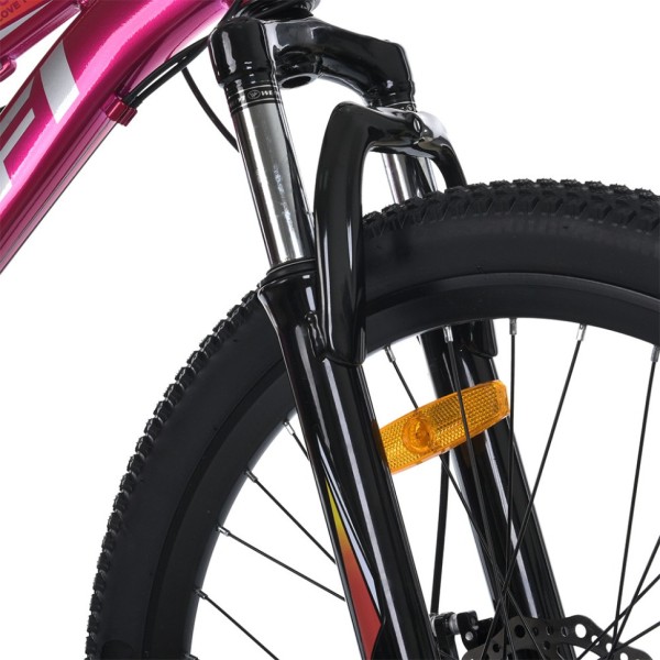 Велосипед MTB2601-3, 26 дюймов, алюминиевая рама 13 Shimano 21SP фуксия
