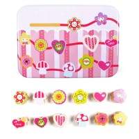 Деревянная игрушка Шнуровка Bambi MD 2334 в металлическом пенале Сердечки