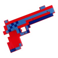 Детская игрушка Пистолет музыкальный MW2221 звук, свет Красный