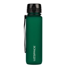 Пляшка для води UZSPACE 3038(Dark-Green) 1000 мл, темно-зелена
