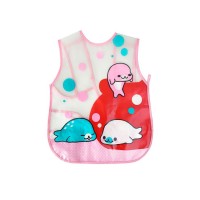 Слюнявчик клеёнчатый на завязках MGZ-0607(Red)