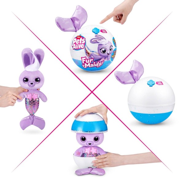 Интерактивный игровой набор серии "Furmaids" Кролик Старлет Pets & Robo Alive 9555B