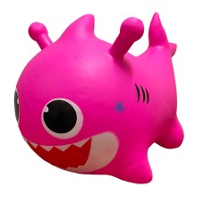Детская игрушка-прыгун «Акула» MS 4158 музыка, свет Розовый