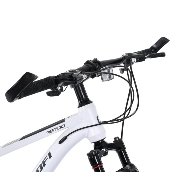 Велосипед SKD75 MTB 2605-2, 26 дюймів, сталева рама 16 Sunrun 24SP білий