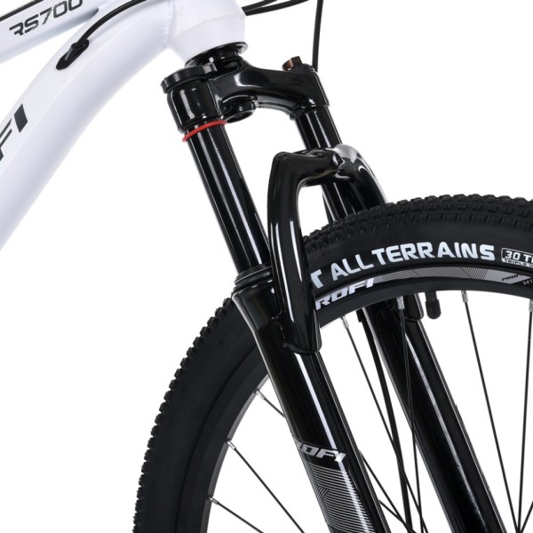 Велосипед SKD75 MTB 2605-2, 26 дюймів, сталева рама 16 Sunrun 24SP білий