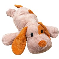 Детская мягкая игрушка "Собачка" L1132(Violet) игрушка с пледом, размер 55 см
