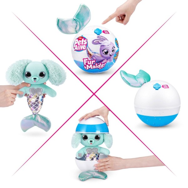 Интерактивный игровой набор серии "Furmaids" Щенок Даззи Pets & Robo Alive 9555D