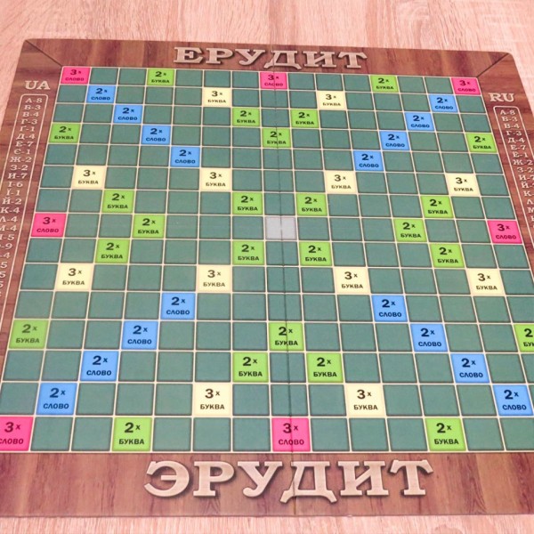 Настольная игра "Эрудит" 0987 деревянная