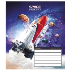 Тетрадь ученическая "Space singularity" 024-3384L-2 в линию, 24 листов