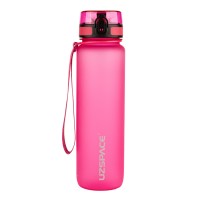 Бутылка для воды UZSPACE 3038(Pink) 1000 мл, розовая