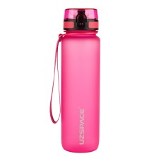Пляшка для води UZSPACE 3038(Pink) 1000 мл, рожева