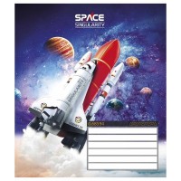 Тетрадь ученическая "Space singularity" 012-3384L-2 в линию, 12 листов