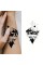 Набор детских временных тату "Черные мини №3" black-tattoo-mini-set-3-3, 30 штук по 9,5*5,5 см