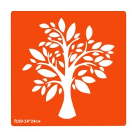 Трафарет для био-тату Дерево f169-24*24см, размер 24х24см